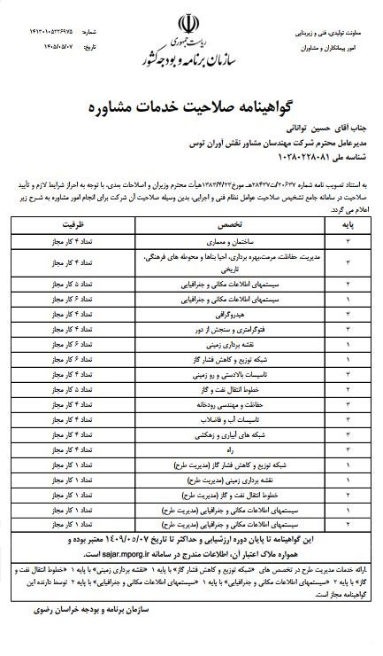 گواهینامه صلاحیت